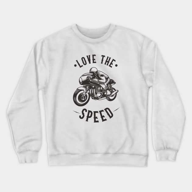 Biker Gifts for Motorcyclists Crewneck Sweatshirt by Foxxy Merch